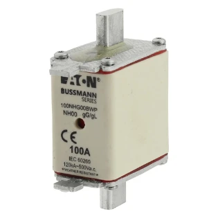 Eaton - Smeltpatroon (mes) - NH 100A 500V gG SIZE00 WEATHER RESI 100NHG00BWP 12453921