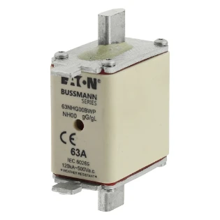 Eaton - Smeltpatroon (mes) - NH  63A 500V gG SIZE00 WEATHER RESI 63NHG00BWP 12459417