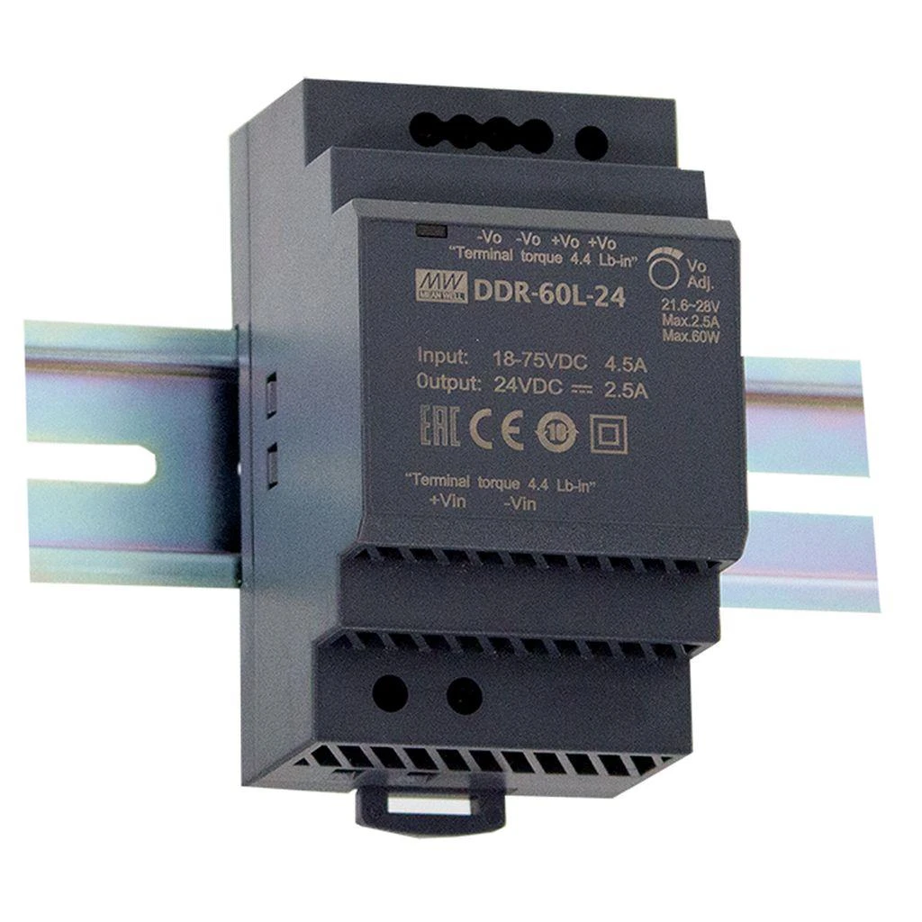 Mean Well Stabilisatietransformator DDR-60L-24 DC-DC DDR-60L-24 12475436