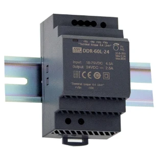 Mean Well - Stabilisatietransformator - DDR-60L-24 DC-DC DDR-60L-24 12475436
