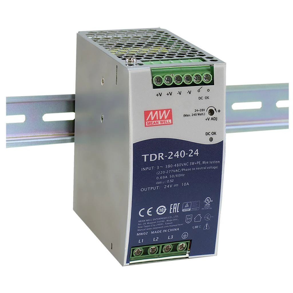Mean Well Gelijkstroomvoedingseenheid TDR24024 TDR-240-24 12475602