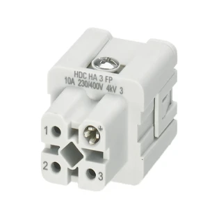 Weidmüller - Contactblok voor rechthoekige connector - HDC HA 3 FP 2985550000 12889876