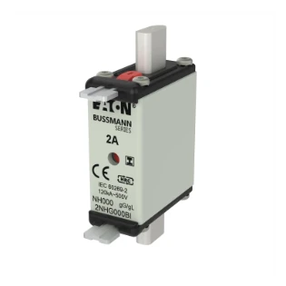Eaton - Smeltpatroon (mes) - NH FUSE 2AMP 500V SIZE 000 GG IMGL 2NHG000BI 12930855
