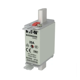 Eaton - Smeltpatroon (mes) - NH FUSE 20AMP 500V SIZE 000 GG MGL 20NHG000B 12931412