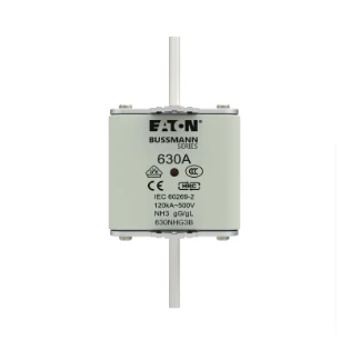 Eaton - Smeltpatroon (mes) - NH FUSE 630A 500V GG/GL SIZE 3 630NHG3B 12931687