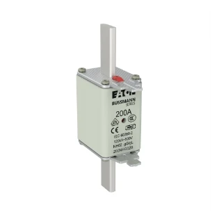 Eaton - Smeltpatroon (mes) - NH FUSE 200A 500V GL/GG SIZE 02 DUA 200NHG02B 12931700