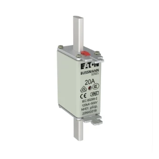 Eaton - Smeltpatroon (mes) - NH FUSE 20A 500V GL/GG SIZE 01 DUAL 20NHG01B 12931705