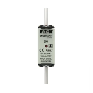 Eaton - Smeltpatroon (mes) - BUSSMANN 6A 500V GG 01 6NHG01BI 12931724
