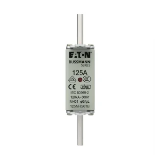 Eaton - Smeltpatroon (mes) - NH FUSE 125A 500V GG/GL SIZE 01 125NHG01B 12931727