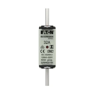 Eaton - Smeltpatroon (mes) - NH FUSE 32A 500V GL/GG SIZE 01 32NHG01BI 12932228
