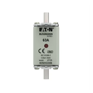 Eaton - Smeltpatroon (mes) - NH FUSE 63A 500V GG SIZE 63NHG00B 12932363
