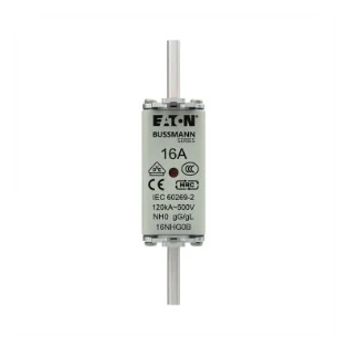 Eaton - Smeltpatroon (mes) - NH FUSE 16A 500V GG/GL SIZE 0 16NHG0B 12932501