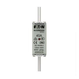 Eaton - Smeltpatroon (mes) - NH FUSE 40A 500V GG/GL SIZE 01 40NHG01B 12932593