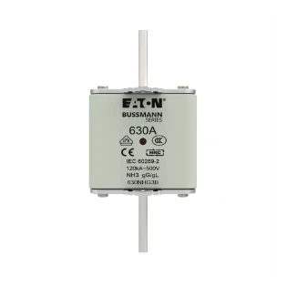 Eaton - Smeltpatroon (mes) - NH FUSE 630A 500V GG/GL SIZE 3 630NHG3B 12932749