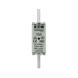 Eaton - Smeltpatroon (mes) - NH FUSE 10A 500V GG/GL SIZE 0 10NHG0B 12932836