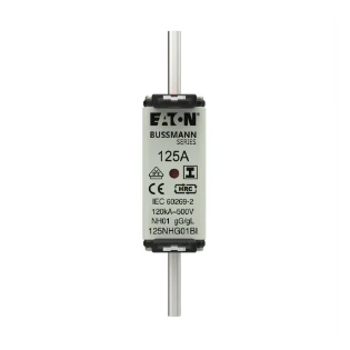 Eaton - Smeltpatroon (mes) - NH FUSE 125A 500V GL/GG SIZE 01 125NHG01BI 12932861