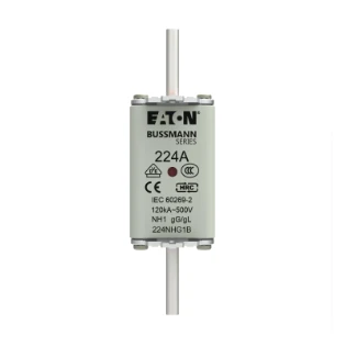 Eaton - Smeltpatroon (mes) - NH FUSE 224A 500V GG/GL SIZE 1 224NHG1B 12933092