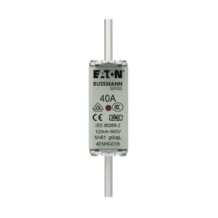 Eaton - Smeltpatroon (mes) - NH FUSE 40A 500V GG/GL SIZE 01 40NHG01B 12933139