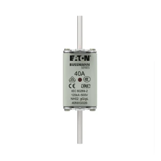 Eaton - Smeltpatroon (mes) - NH FUSE 40A 500V GG/GL SIZE 02 40NHG02B 12933162