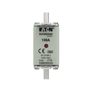Eaton - Smeltpatroon (mes) - FUSE NH 00 gG 100A 500V D.I. 100NHG00B 12933196