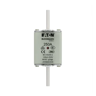 Eaton - Smeltpatroon (mes) - NH FUSE 250A 500V GG/GL SIZE 03 250NHG03B 12933230