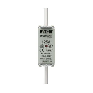 Eaton - Smeltpatroon (mes) - NH FUSE 125A 500V GG/GL SIZE 01 125NHG01B 12933302