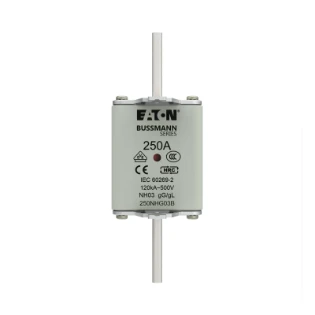 Eaton - Smeltpatroon (mes) - NH FUSE 250A 500V GG/GL SIZE 03 250NHG03B 12933632