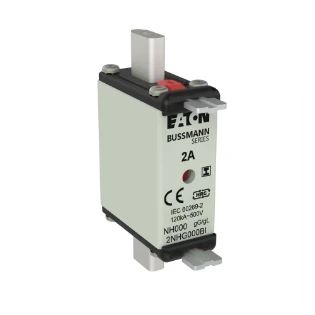 Eaton - Smeltpatroon (mes) - NH FUSE 2AMP 500V SIZE 000 GG IMGL 2NHG000BI 12933638