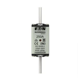 Eaton - Smeltpatroon (mes) - NH FUSE 250A 500V GL/GG SIZE 02 250NHG02BI 12933784