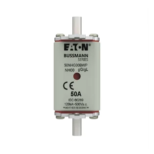 Eaton - Smeltpatroon (mes) - NH 50A 500V gG SIZE 00 WEATHER RESI 50NHG00BWP 12933962