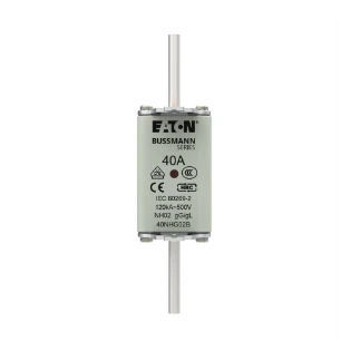 Eaton - Smeltpatroon (mes) - NH FUSE 40A 500V GG/GL SIZE 02 40NHG02B 12934004