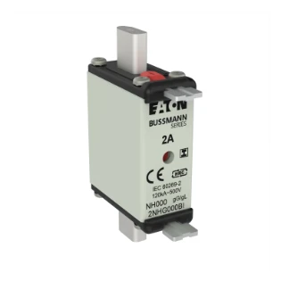 Eaton - Smeltpatroon (mes) - NH FUSE 2AMP 500V SIZE 000 GG IMGL 2NHG000BI 12934060