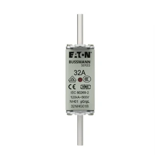 Eaton - Smeltpatroon (mes) - NH FUSE 32A 500V GG/GL SIZE 01 32NHG01B 12934235