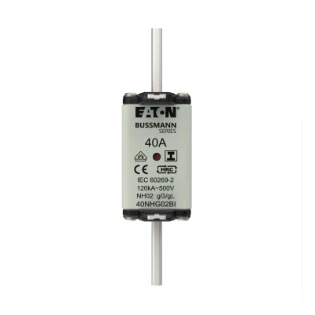 Eaton - Smeltpatroon (mes) - NH FUSE 40A 500V GL/GG SIZE 02 40NHG02BI 12934468