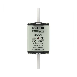 Eaton - Smeltpatroon (mes) - NH FUSE 355A 500V GL/GG SIZE 03 355NHG03BI 12934504