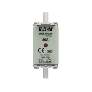 Eaton - Smeltpatroon (mes) - 0NH FUSE 80AMP 500V gG SIZE 00 DUAL 80NHG00B 12934513