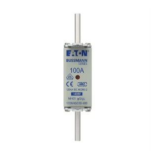 Eaton - Smeltpatroon (mes) - NH FUSE 100A 400V GG/GL SIZE 01 100NHG01B-400 12934522