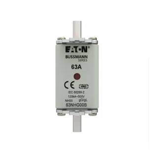 Eaton - Smeltpatroon (mes) - NH FUSE 63A 500V GG SIZE 63NHG00B 12934552
