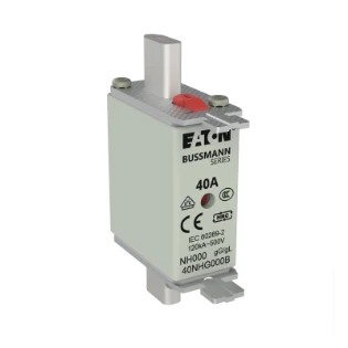 Eaton - Smeltpatroon (mes) - NH FUSE 40AMP 500V SIZE 000 GG MGL 40NHG000B 12934604