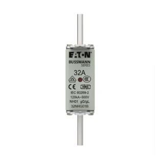 Eaton - Smeltpatroon (mes) - NH FUSE 32A 500V GG/GL SIZE 01 32NHG01B 12934770