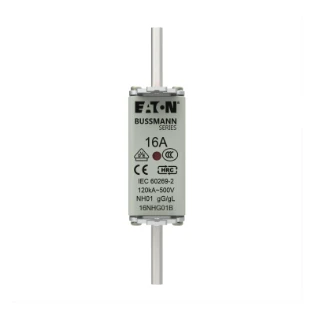 Eaton - Smeltpatroon (mes) - NH FUSE 16A 500V GG/GL SIZE 01 16NHG01B 12934791