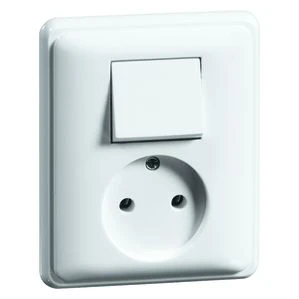 Peha Schakelaar/wandcontactdoos combinatie H 80.1986 W 00244621 13518