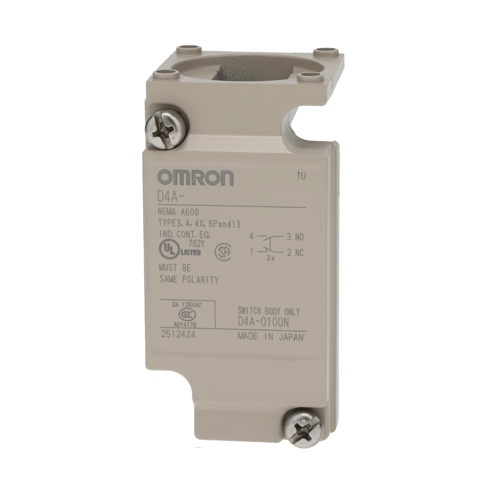 Omron Toebehoren/onderdelen voor eindschakelaar D4A-0100N D4AN0400D 13967875