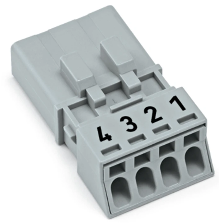 Wago Connector voor insteekbare gebouwinstallatie 890-254 890-254 14029195