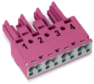 Wago - Connector voor insteekbare gebouwinstallatie - 770-284 770-284 14031655