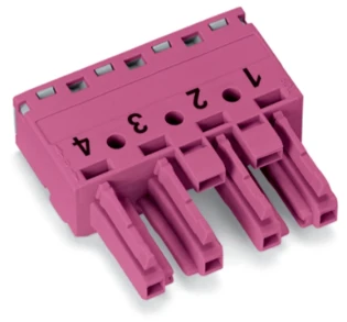 Wago - Connector voor insteekbare gebouwinstallatie - 770-284 770-284 14032497