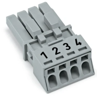 Wago - Connector voor insteekbare gebouwinstallatie - 890-244 890-244 14033926