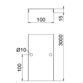 OBO - Deksel kabeldraagsysteem - DGRR 100 FT 6001822 14038808