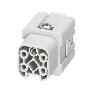 Weidmüller - Contactblok voor rechthoekige connector - HDC HA 4 FP 2985440000 14146190