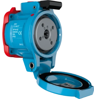 Marechal - CEE-contactdoos uitschakelbaar, beveiligd (IEC 60309) - Size.2 1P+N+A 30A 130V AC 3114035 14245555